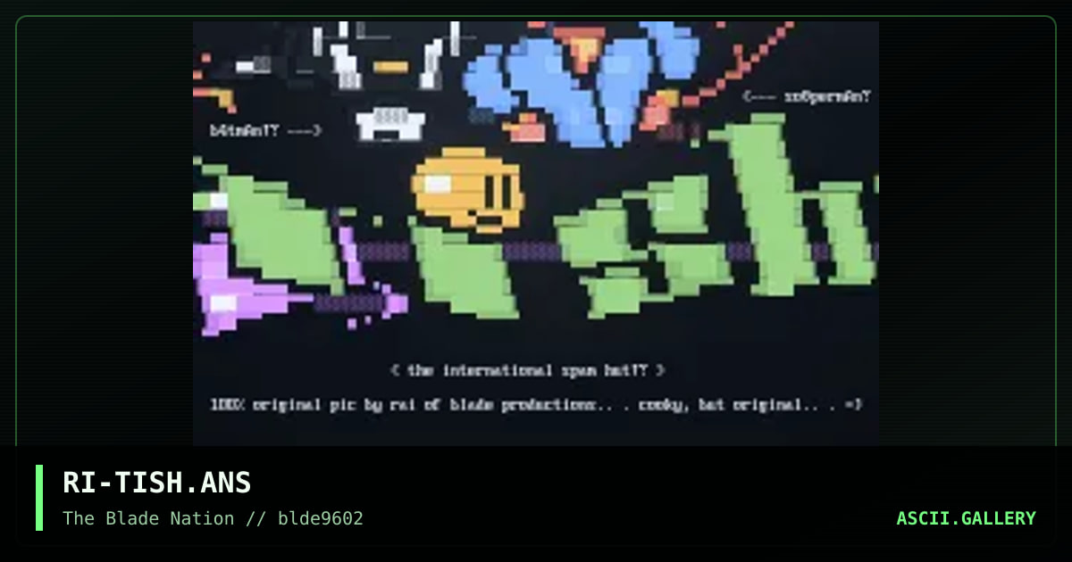 internationspamhut!, by rai, 1996