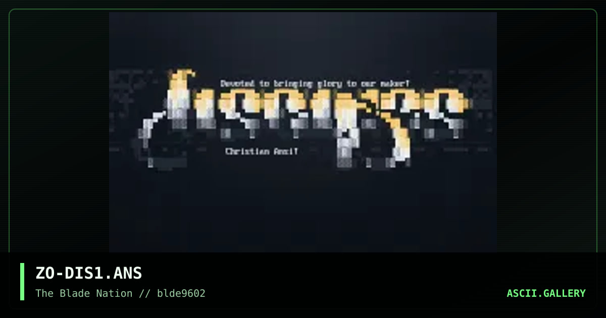 disciples, by zork, 1996