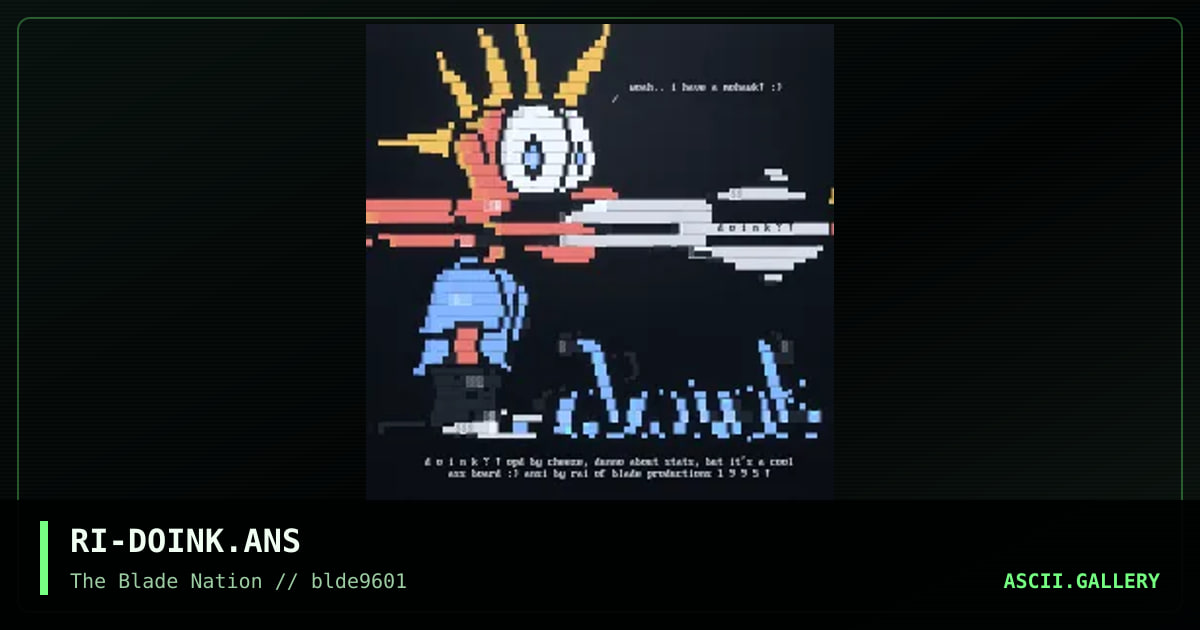 dOink!, by rai, 1996