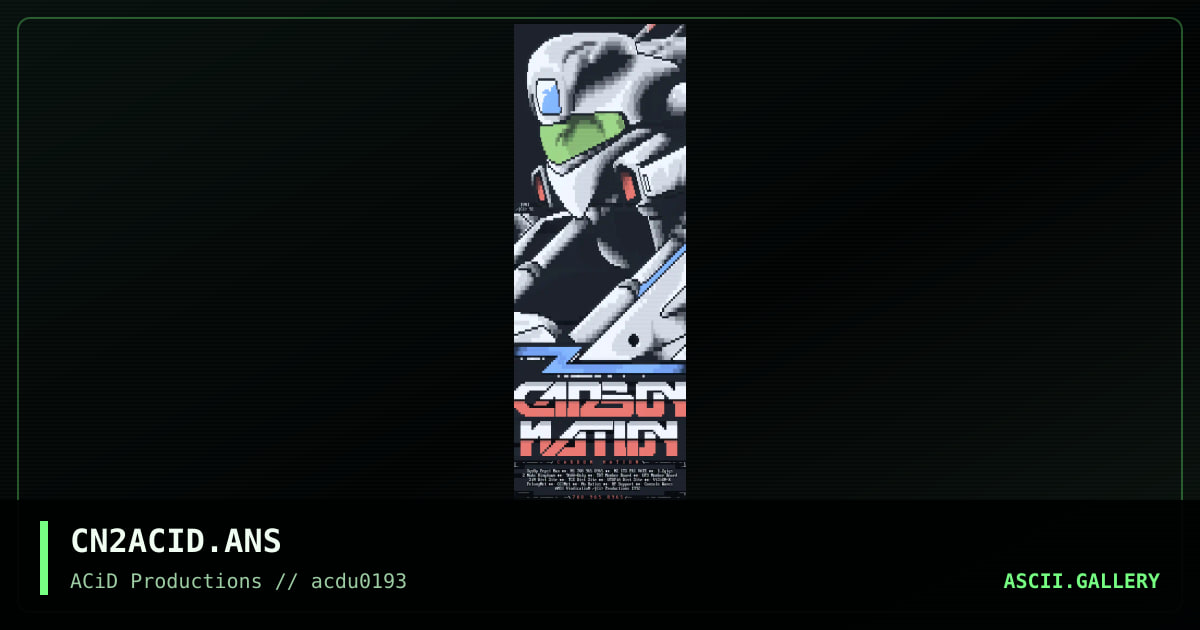 CN2ACID.ANS, by vindication, 1993
