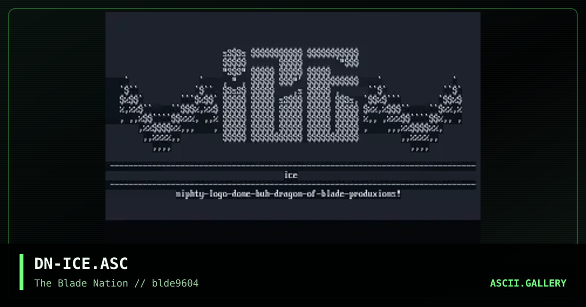 ice?!, by dragon, 1996