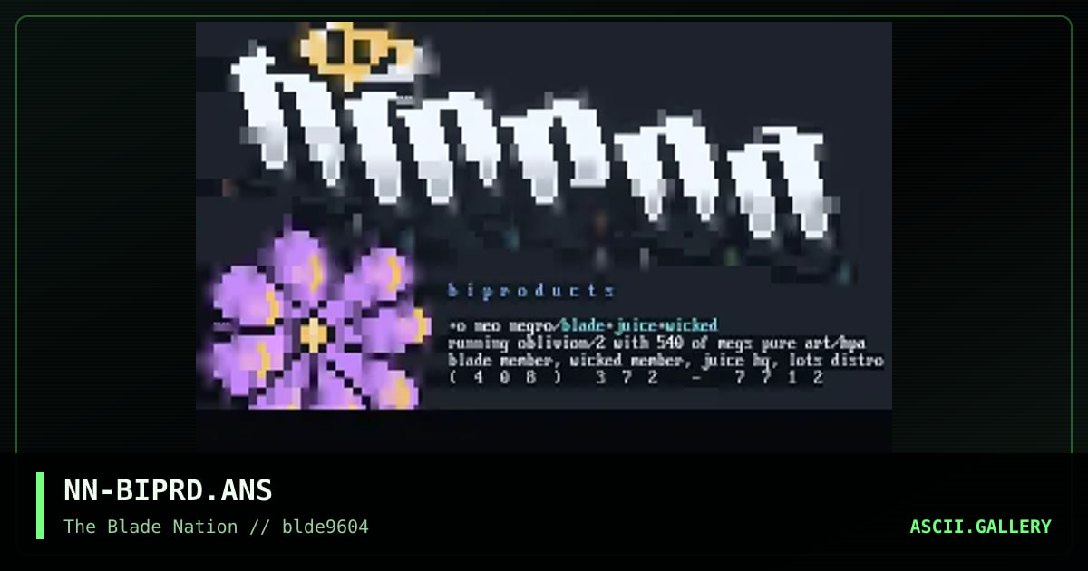 biproducts, by neo negro, 1996