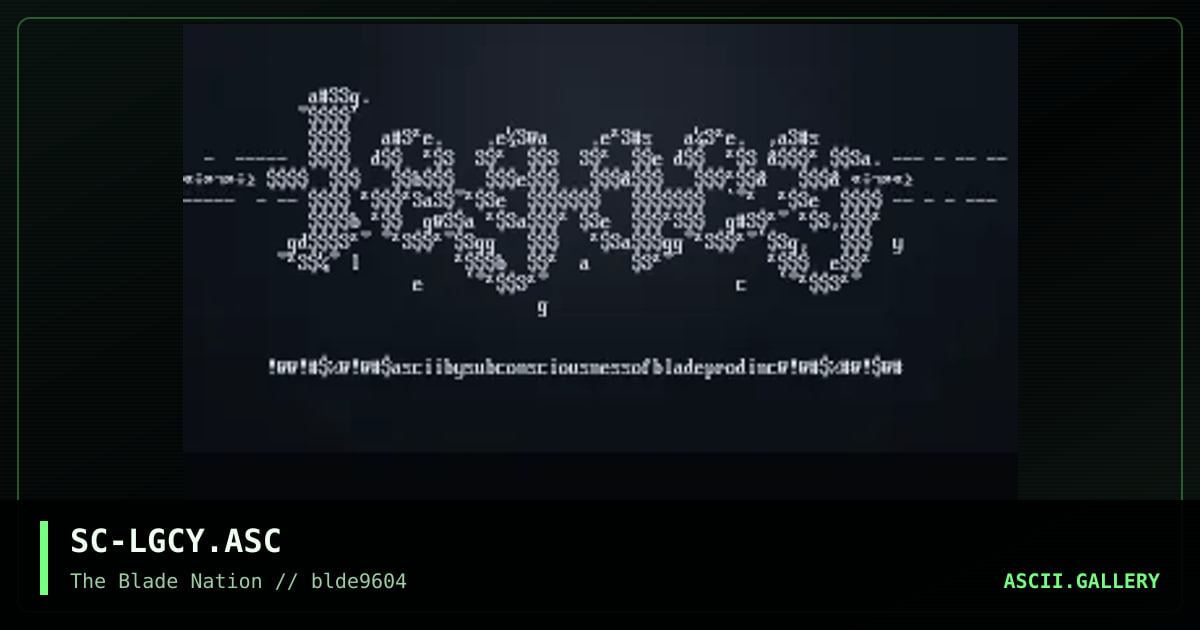 legacy!, by subconsciousness, 1996