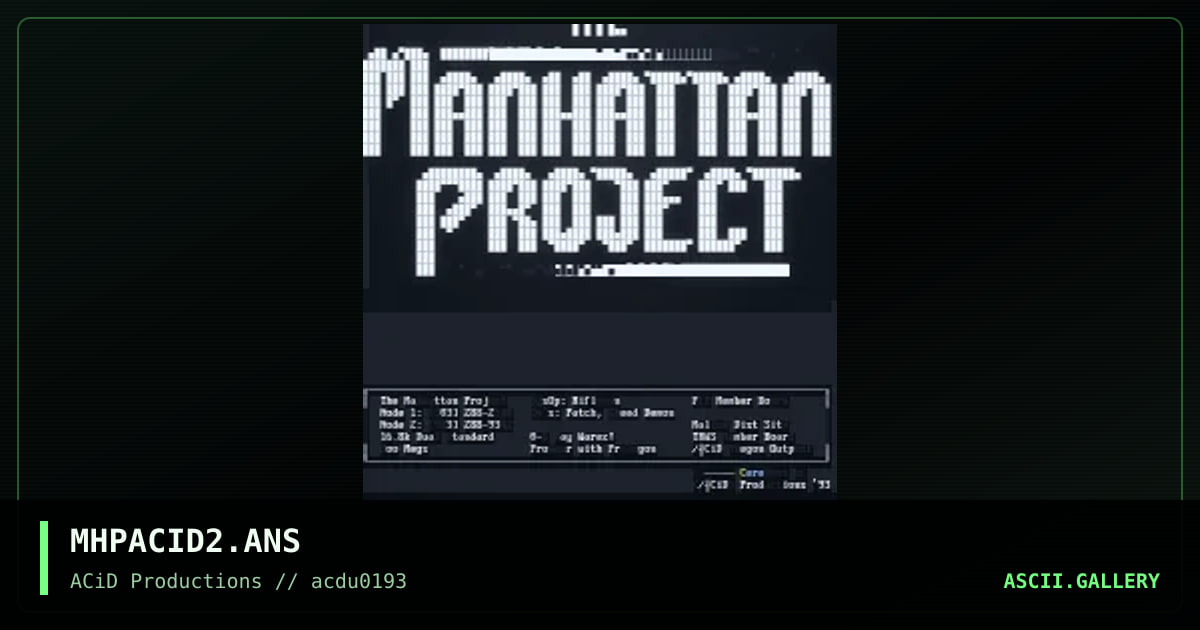 MHPACID2.ANS, by cerebrus, 1993