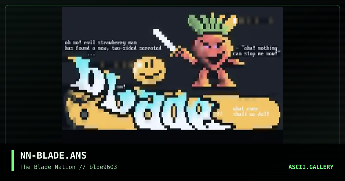 blade?!, by neo negro, 1996