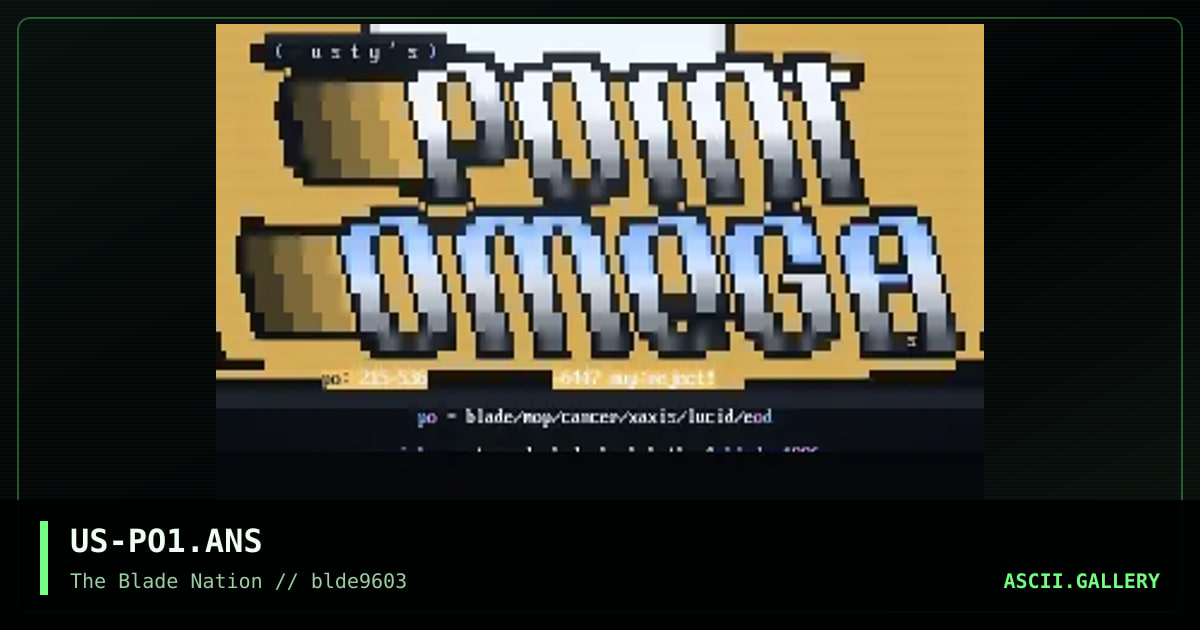 point omega, by rusty, shadowhawk, 1996