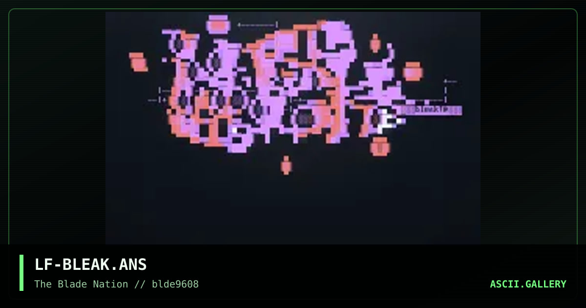 bleack logo, by lucifer, 1996