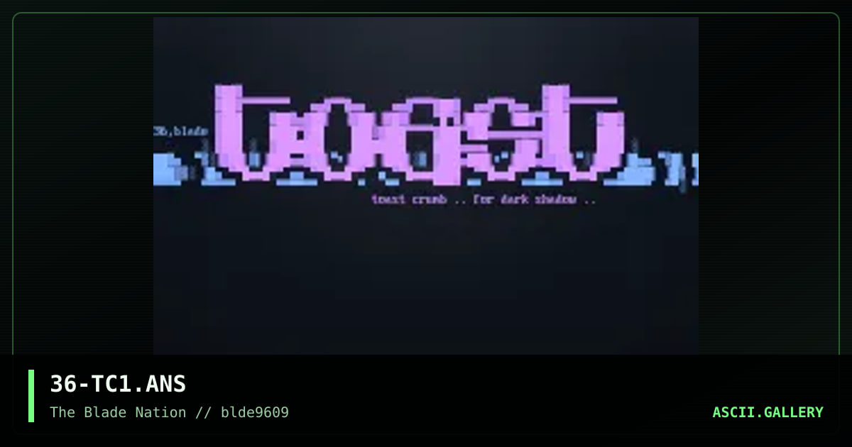 toast crumb, by metallic blood, 1996