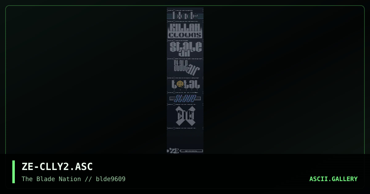 ascii colly, by zempf, 1996
