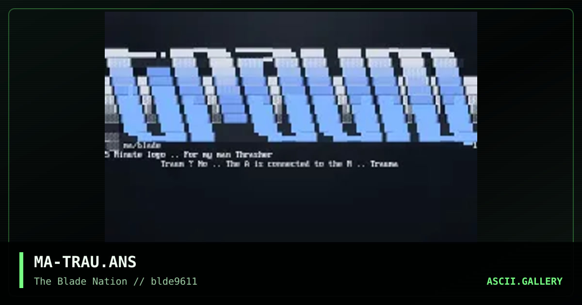 trauma., by mass murderer, 1996