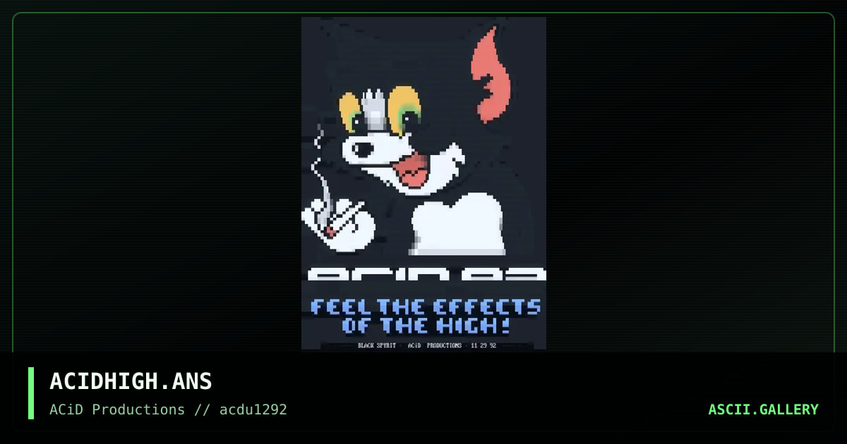 ACIDHIGH.ANS, by black spyrit, 1992