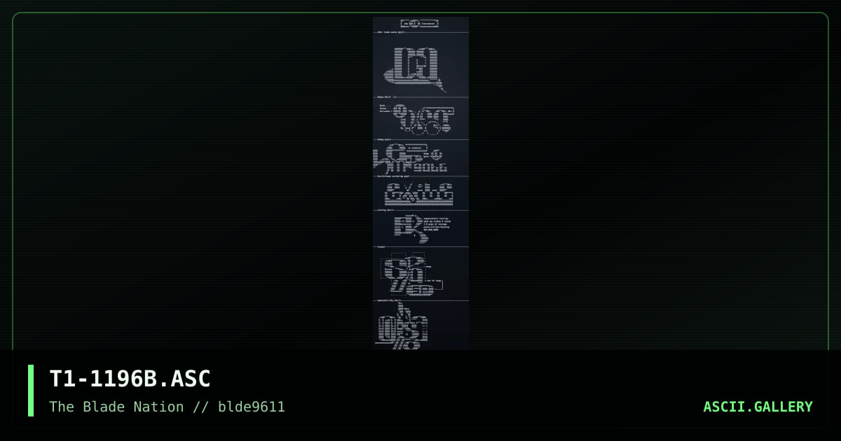 lots of logos!, by the illusionist, 1996
