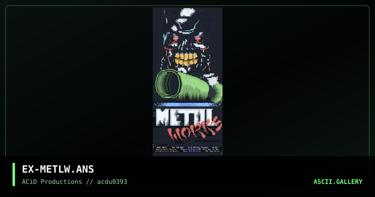 EX-METLW.ANS, by exile, 1993