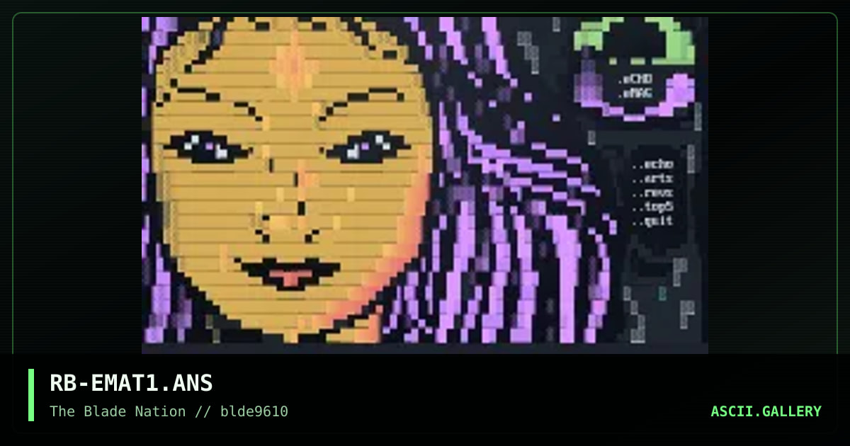 echo emag matrix, by rebal, 1996