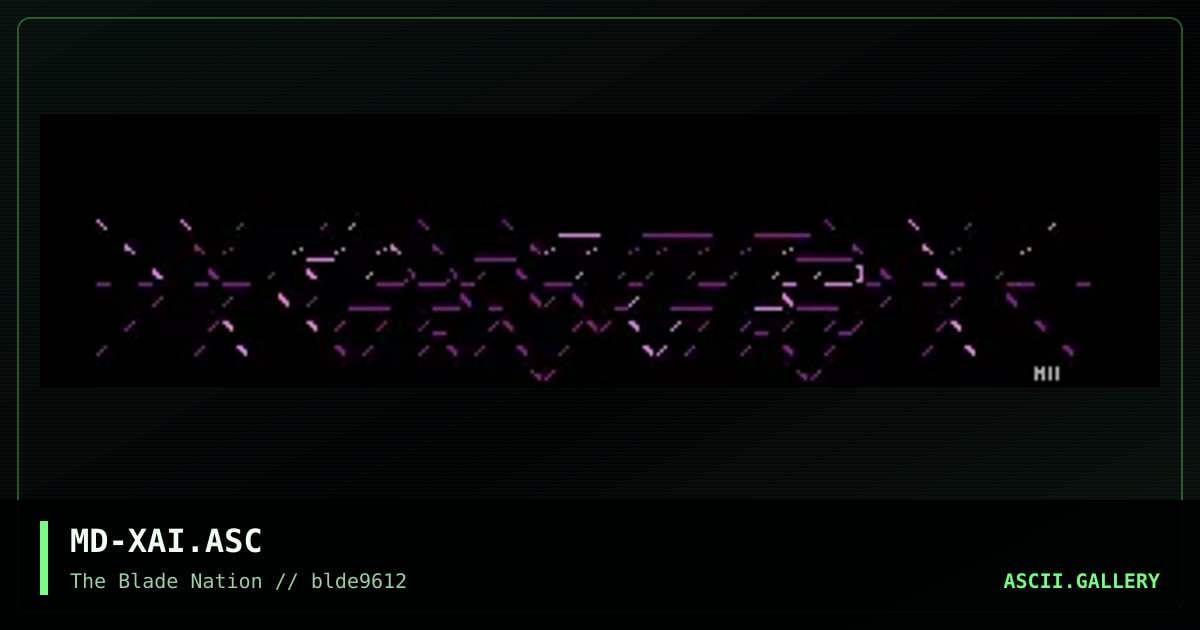 some odd ascii!, by meltdown, 1996