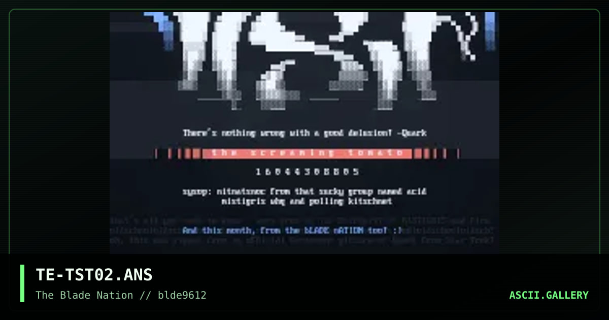 the screaming tomato!, by the extremist, 1996