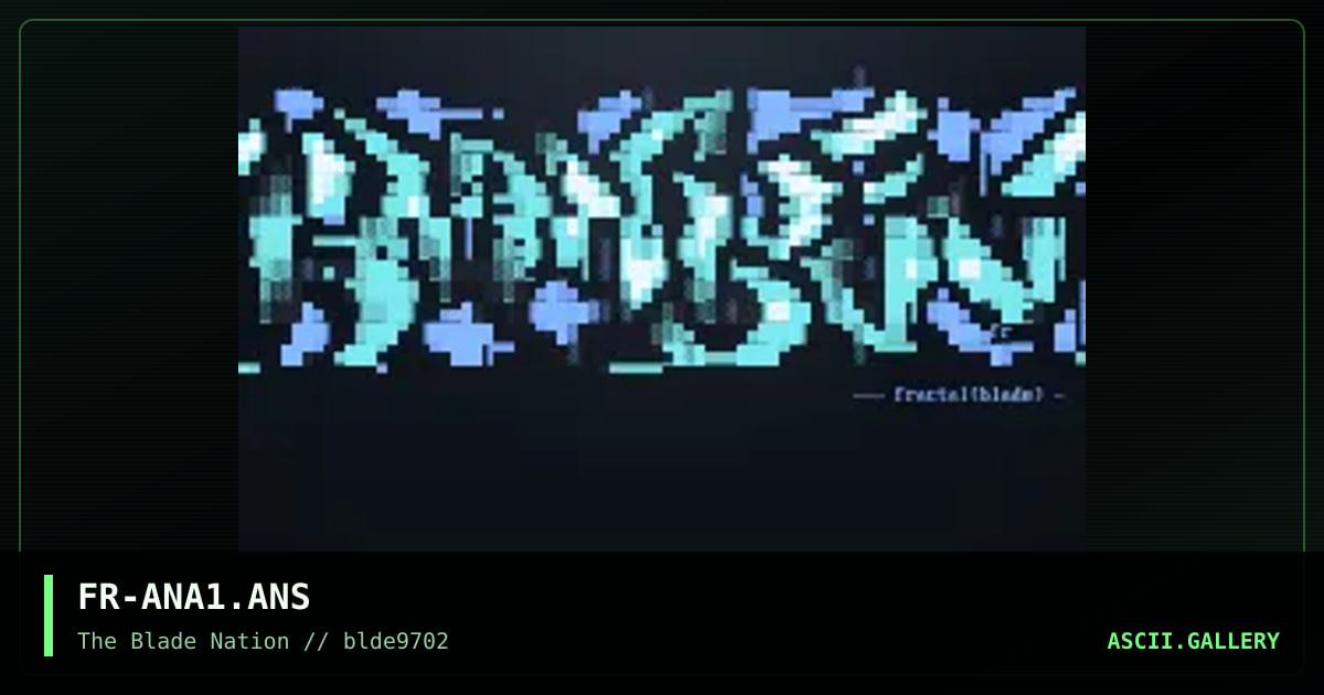 analogue, by fractal, 1997