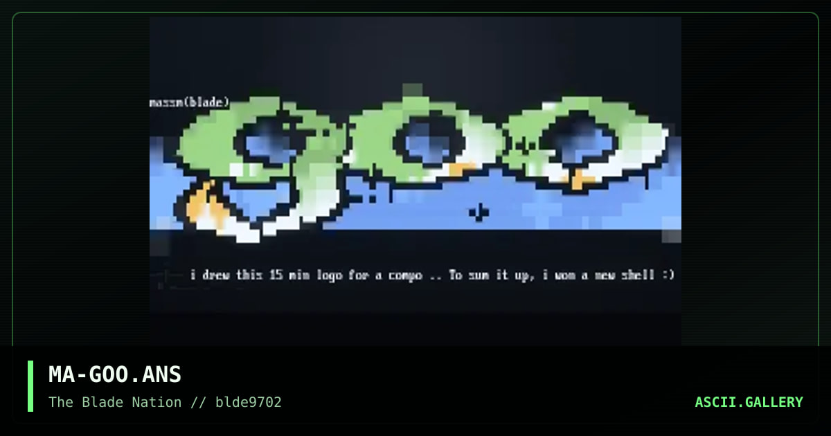 goo!?, by mass murderer, 1997