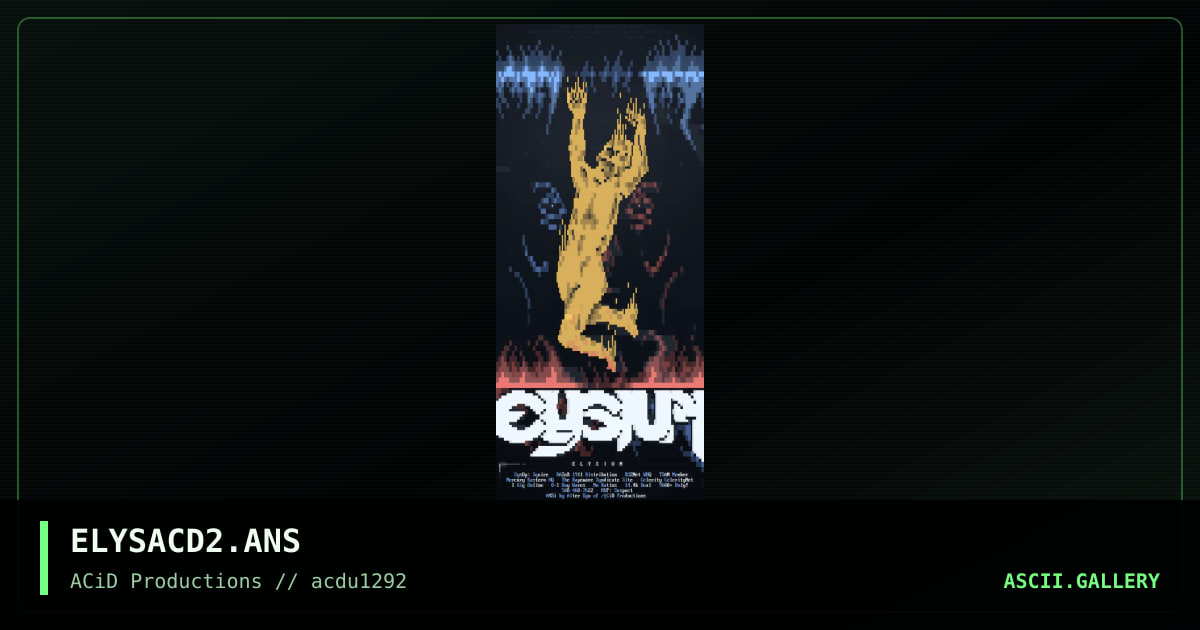 ELYSACD2.ANS, by alter ego, 1992