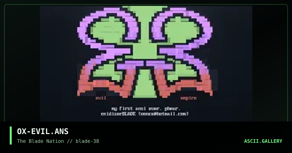 evil empire, by oxidizer, 1997