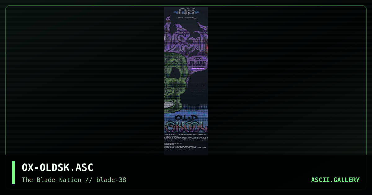 oldskool, by oxidizer, 1997