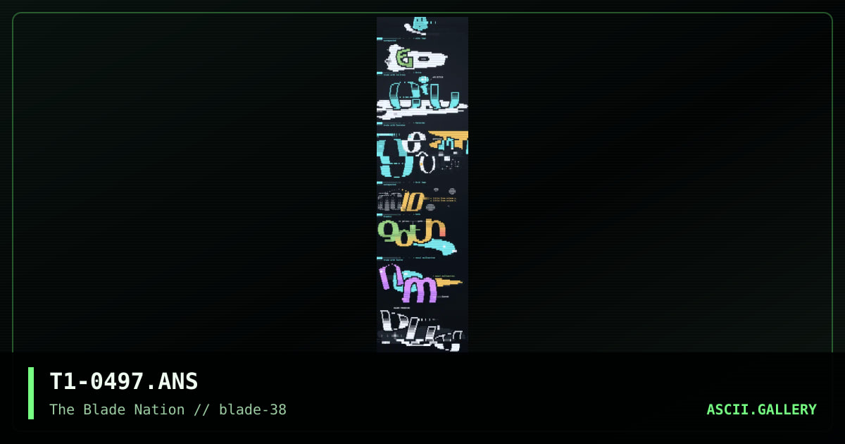 ansi collection, by the illusionist, 1997