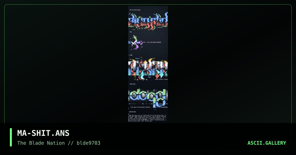 logo collection, by mass murderer, 1997