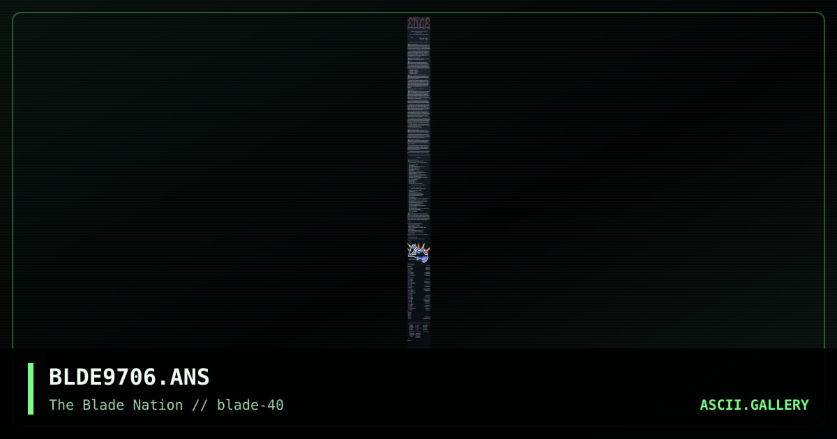 the edge - volume 4, issue 4, by blade staff, 1997