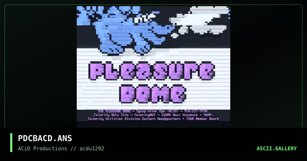 PDCBACD.ANS, by camber, 1992