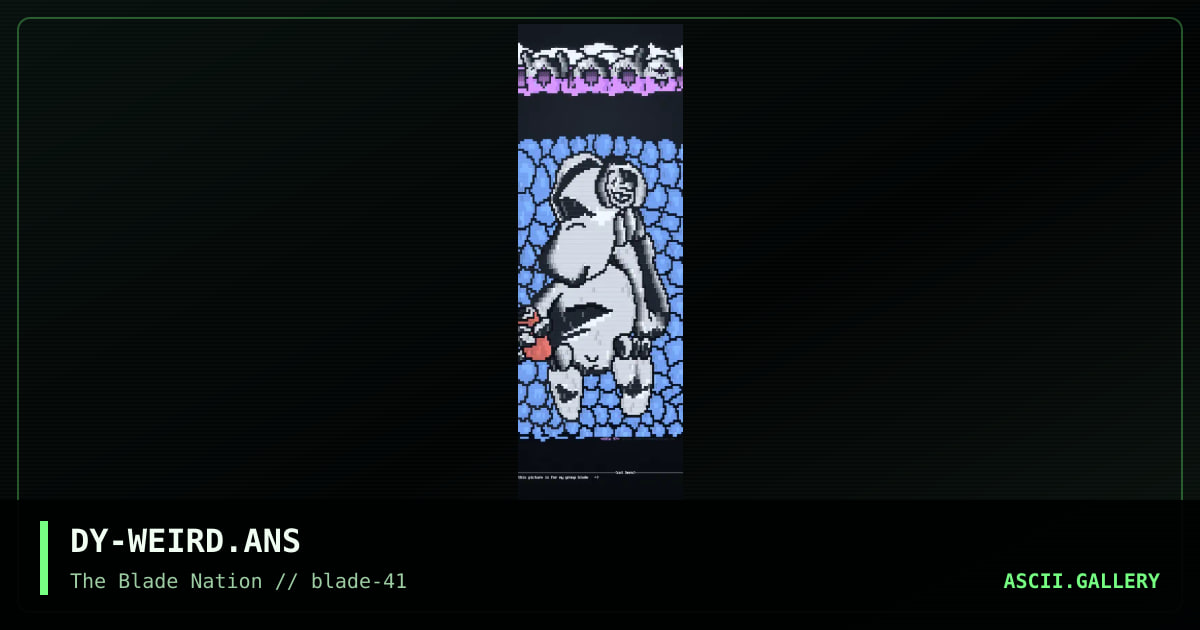 blade productions, by dyce, 1997