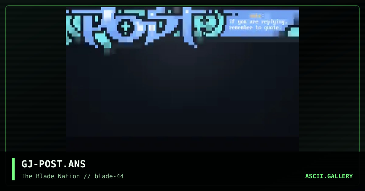 post header for my board(oldskool), by grymmjack, 1998