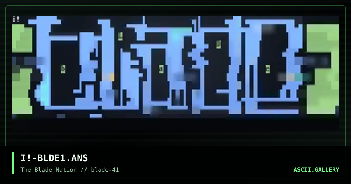 blade, by internal stalker, 1997