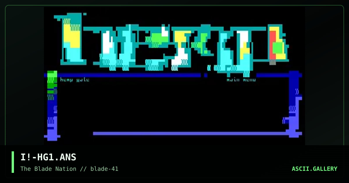 hemp gate, by internal stalker, 1997