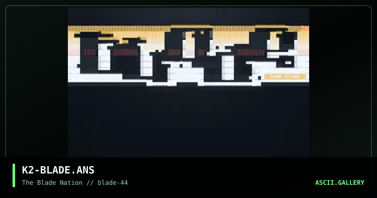 blade productions, by kuma, 1998
