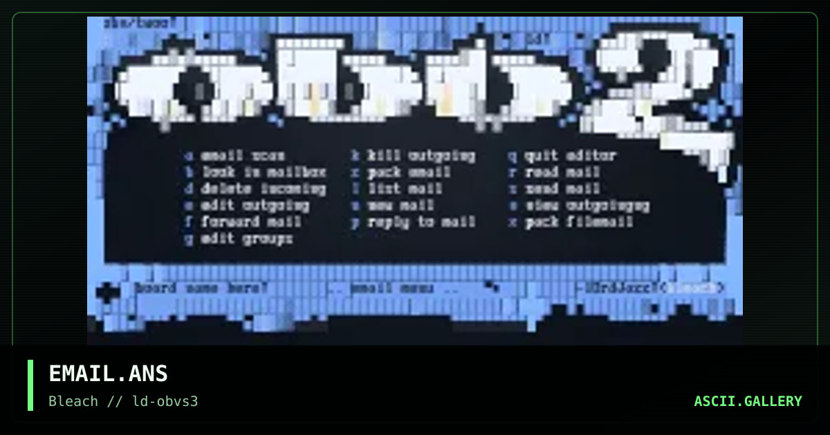 EMAIL.ANS, by lord jazz, 1995