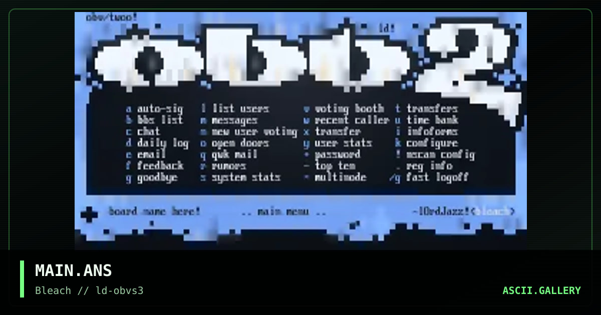 MAIN.ANS, by lord jazz, 1995