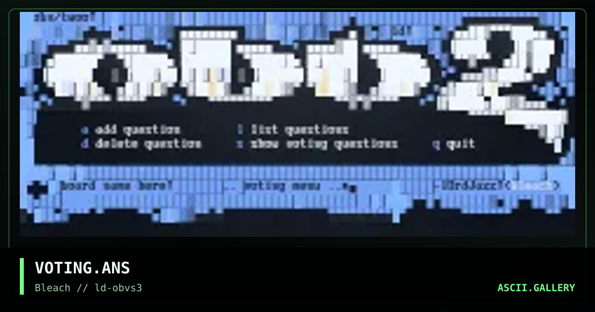 VOTING.ANS, by lord jazz, 1995
