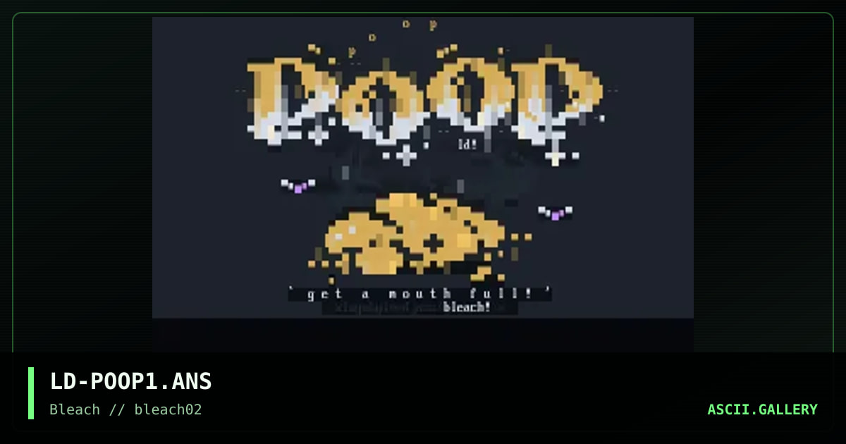Poop Magazine!, by lord jazz, 1995