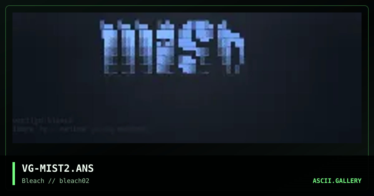 Mist, by vertigo, 1995