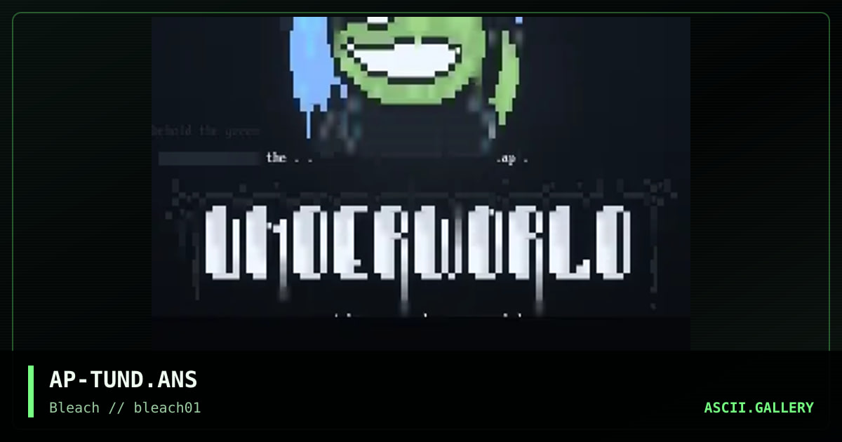 the underworld, by apocalypse, 1995