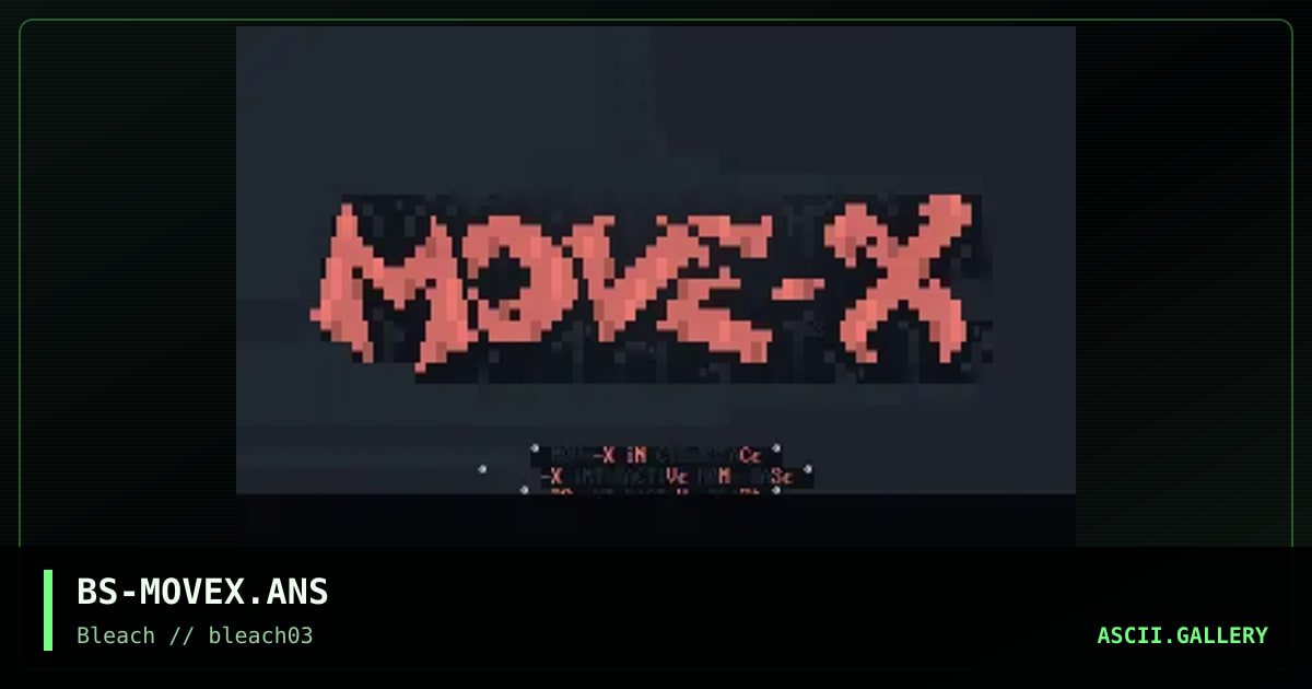 MoveX, by burps, 1995
