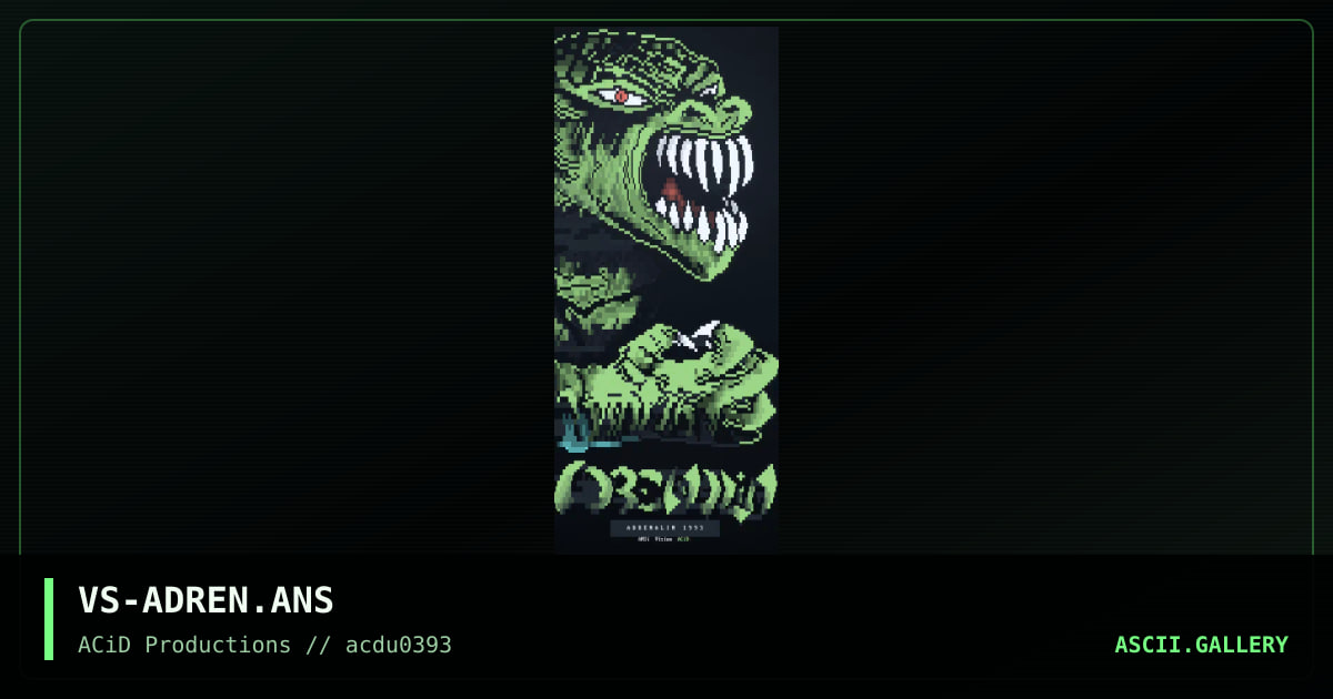 VS-ADREN.ANS, by vision, 1993