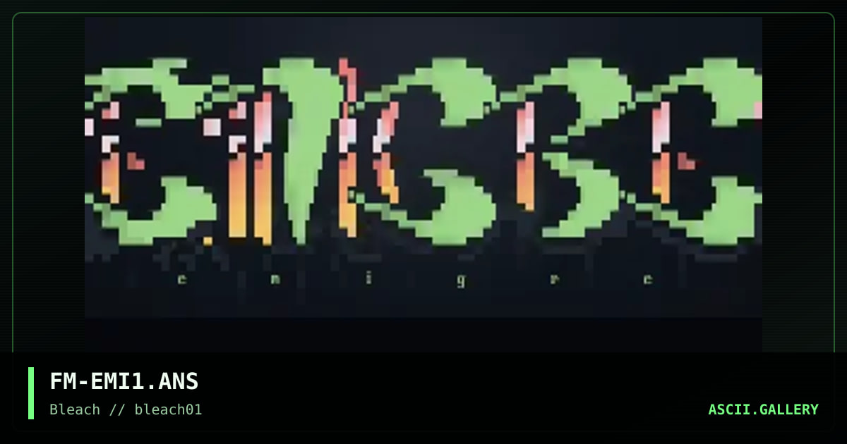 emigre e-maggage, by flood myth, 1995