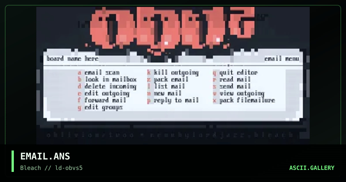EMAIL.ANS, by lord jazz, 1995
