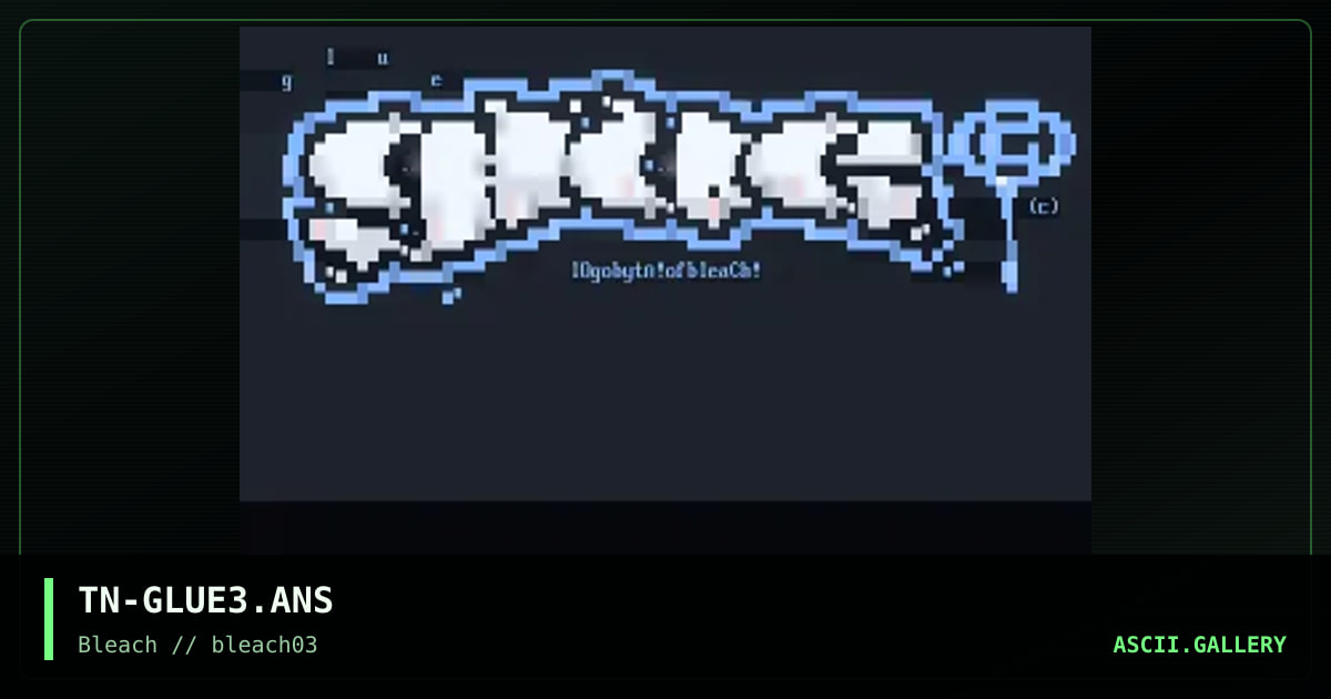 Glue....again?, by technicolor, 1995