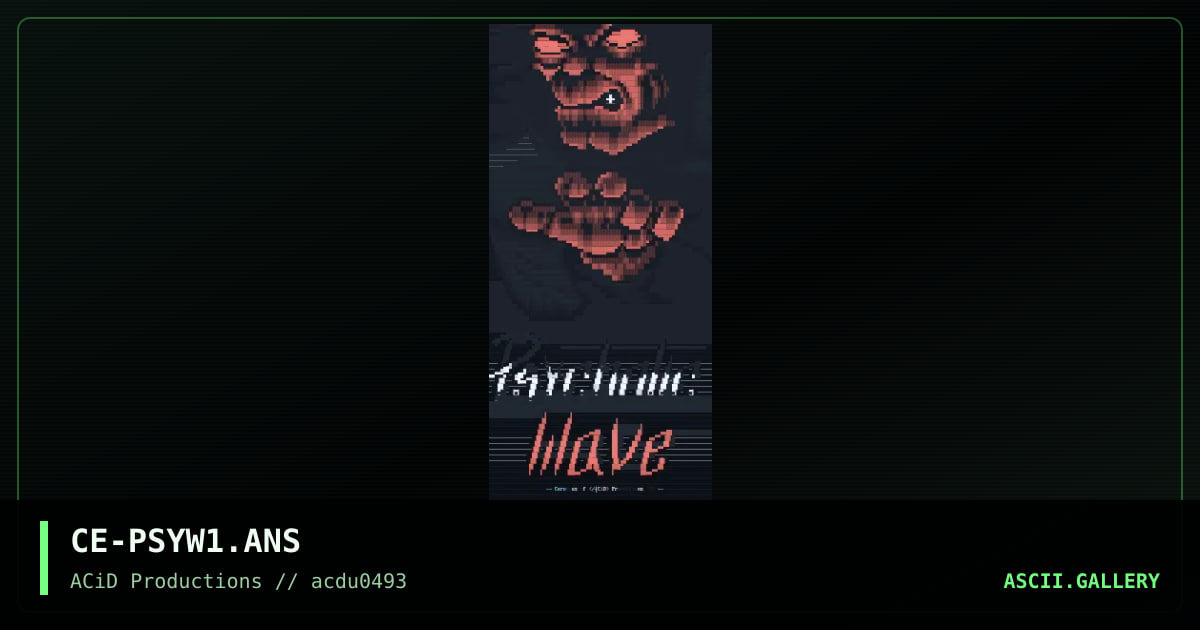 CE-PSYW1.ANS, by cerebrus, 1993