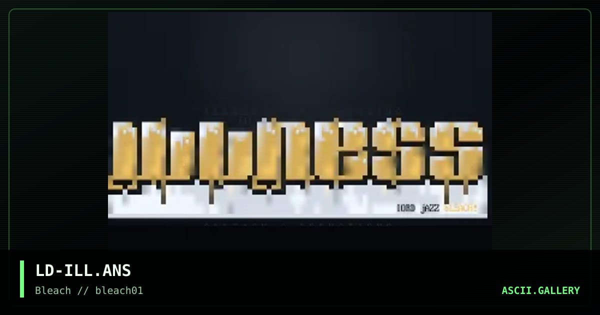 illness prOmo!, by lord jazz, 1995