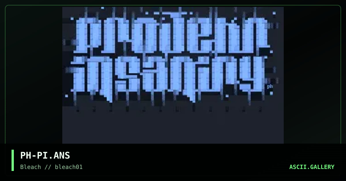 Projekt Insanity, by phatal, 1995