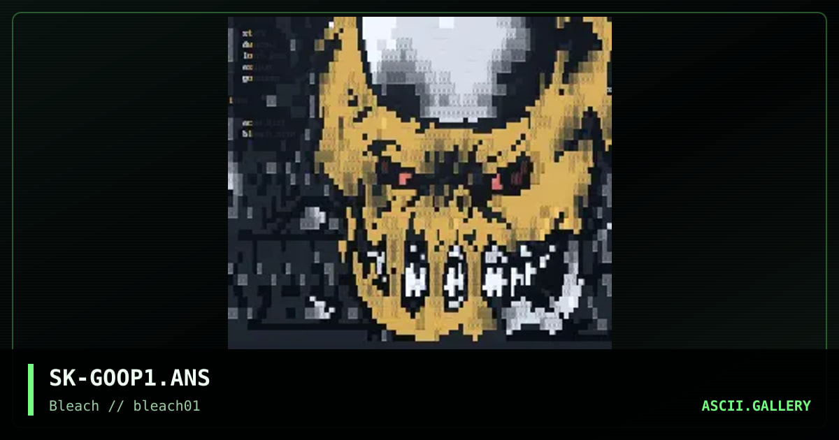 gOop!, by shattered link, 1995