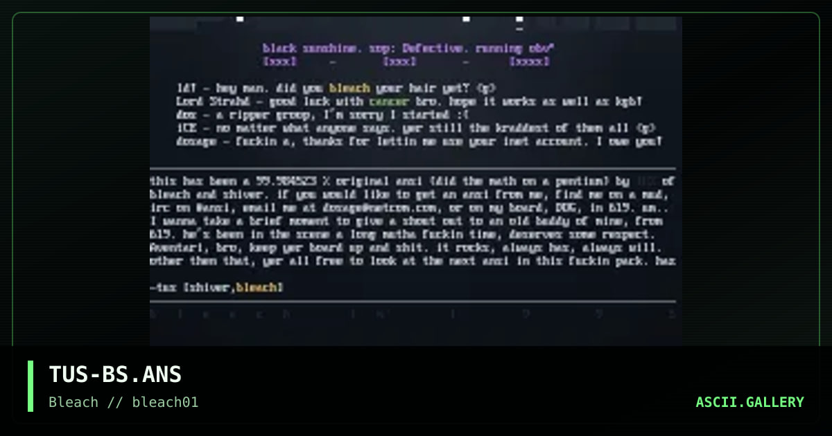 black sunshine, by tus, 1995